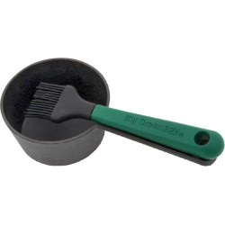 Big Green Egg - Cast Iron Sauce Pot with Basting Brush