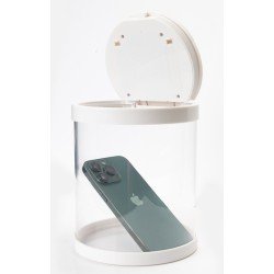 WMD Timerbox - Wit - Telefoonkluis met Tijdslot - Opbergdoos - Telefoon Box