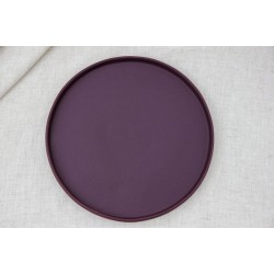 Set Tables at Home - Servies - Ontbijtbord - Aubergine - 2 stuks