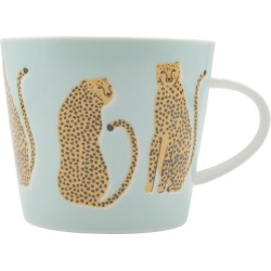 Scion Living Bucket mug - Beker - 350ml - Leopard -