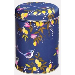 Sara Miller London - Bewaarbus Orchard - Bewaarblik - Zangvogels Blik - Rond - Ø 10,5 x 15 cm