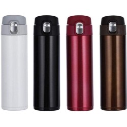 IGOODS - Drinkbeker - RVS - voor warme en koude dranken voor onderweg 500ML - WIT