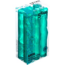 Grote ijsblokjes ijsstick 6 stuks 11.5 cm blauw ARTIC - herbruikbaar - Eco