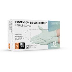 Prosenso Nitril Handschoen - Biologisch Afbreekbaar - Small - 100 stuks - Blauw