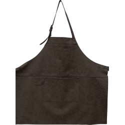 Schort Ambachtelijk LEER - BBQ - keuken - Zwart - vader - Grill