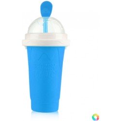 EZLife Slush Puppy Beker Blauw - Slush Beker Maker Blue - Slushy Cup - DIY smoothie cup