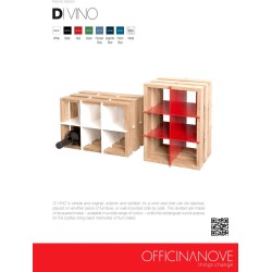 Officinanove - Di Vino Wine Rack RAL 5009