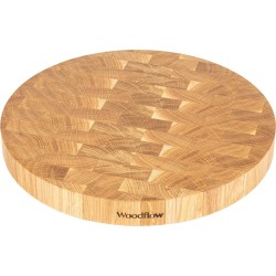 Woodflow snijplank - Eiken hout - 32 x 32 x 4cm