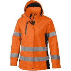 BK HiVis shelljack dames flor/zw