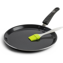 GreenChef Pannenkoekenpan met borsteltje - Ø 28 cm - PFAS VRIJ