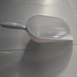 Meelschop Wit Plastiek 42cm - 2 Kg Sss