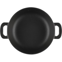 Mustang Gietijzeren wokpan voor Multigrill diam. 30 cm - Gietijzeren pan - 30 cm diameter - wokpan - Barbecuepan