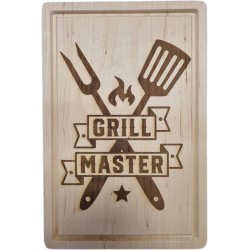 LBM Grill Master houten snijplank - 30 x 20 cm