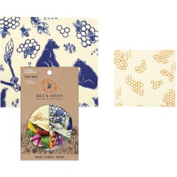 Bee's wrap 2-pack Small Honeycomb + Medium BB | duurzaam boterhamzakje