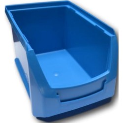 Magazijnbak Kunststof Stapelkrat Stapelbox Opbergbox Grijpbakken Opbergbox B PP 23x15x12.5 cm Blauw