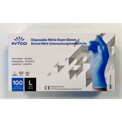 INTCO Nitrile Handschoen - Maat L -  2x 100 stuks -  Inuk Medical Supplies