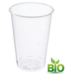 BIO Plastic bekers wegwerp - Biologisch afbreekbaar - Drinkbeker PLA 220ml afbreekbaar 50 stuks