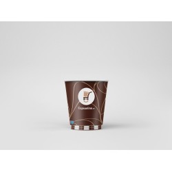 Espresso Beker - (120cc/4Oz) - koffie beker - dubbele shot - koffie - koffiebekertje - Espresso - karton bekers - Wegwerpbeker - Kantine beker