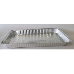 Aluminium schaal 1/1 gastro laag 53 x 32,5 x 4,5 cm per 10 stuks