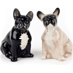Quail Peper en Zout set - Franse Bulldogs Zwart/Fawn