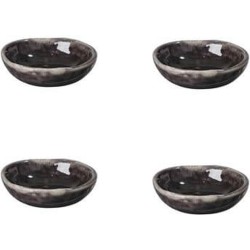 Broste Copenhagen Nordic Coal servies boterschaaltje set van 4 Ø 7 xH 2 cm - Butter Bowl