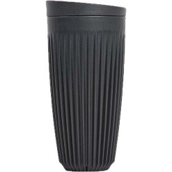 HuskeeCup & Deksel - Koffiebeker To Go - Extra Large - 16oz/48cl - Charcoal