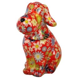 Pomme pidou Hond Toby | Voorraadpot | Medium | Magic Garden Sizzlingred