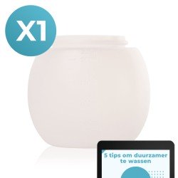 FAVE Doseerbol - Wasbollen - Drogerbollen - Transparant - Doseerdop - 230ml - 1 stuk - inclusief e-book