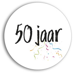 Luxe onderzetter | Ø 10 cm | Set van 2 | 50 jaar