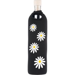 Flaska glazen waterfles Daisies 0,5l