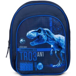 Jurassic World rugzak - blauw  - 30 cm hoog - 23 cm breed - 10 cm diep