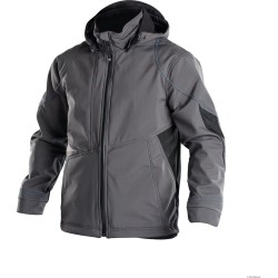 Dassy Gravity Softshell jas 300396 - Antracietgrijs/Zwart - S