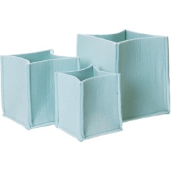 Pt, Opbergbox Storage Baskets Mellow Felt - Blauw