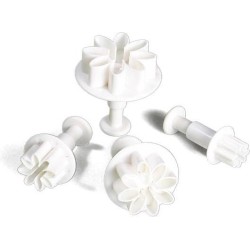 "Daisy Marguerite Plunger Cutter Small, set van 4"