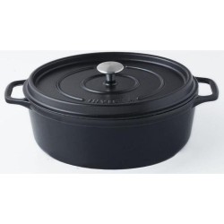 INVICTA Ovale braadpan - � 31 cm - Zwart - Alle warmtebronnen inclusief inductie