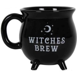 Mok/beker Witches Brew Cauldron Zwart