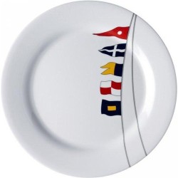 Regata - Plat bord ø 25cm - 6 stuks