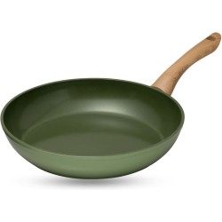 Just Vegan Koekenpan CeraVegan ECO 28 cm aluminium groen