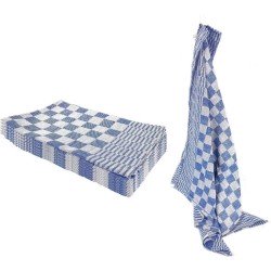 Theedoeken 6-pack blauw - 65x65cm iBella Living