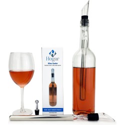 Luxe Wijnkoeler stick - Wijnkoelstaaf - Wijnkoeler -  Wine Chiller - Wijnkoelstick - Wijn koeler Staaf -  Koelstaaf voor wijn - Wijnkoeler RvS - Wijn fles koeler - Hogar®