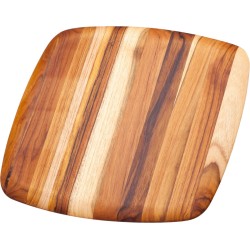 Teakhaus Snijplank - Edge Grain Gently - Vierkant - 40,5 cm x 40,5 cm - Bruin