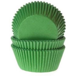Cupcake Cups Grasgroen 50x33mm. 50st.