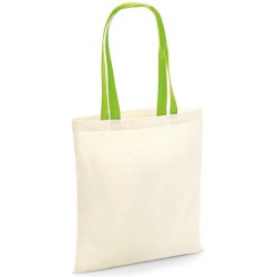 Bag for Life - Contrast Handles (Limoen Groen)