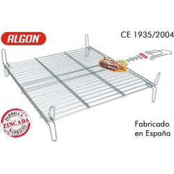 Algon - Barbecue grill - Los rek - 50x50cm - Dubbele zinklegering - Met handvat