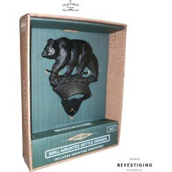 The Kraftsman Co. New York Hoogwaardig Gietijzeren Bieropener Bear - 0432