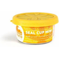 ECOlunchbox Blue Water Bento, Seal Cup Mini, RVS met siliconen deksel Ø ca. 7 cm