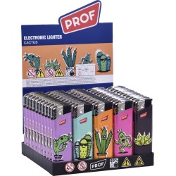 Prof - Aansteker – “ Cactus “design  - 50 stuks – Lighter  - Briquet