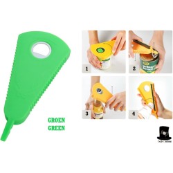 Bob Online ™ - 1 Stuk - 4-in-1 – Groen - Multifunctionele - Dekselopener – Potopener – Flesopener – Pottenopener – Reuma Hulpmiddel – Blikopener – Voor Deksels, Potten en Schroefdoppen – Keuken Hulpmiddelen