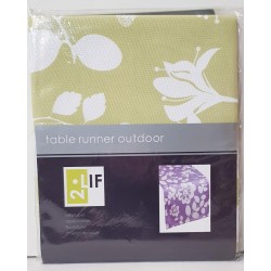 Tafelloper Outdoor, 2LIF, 42 x 145 cm, multicolor flower