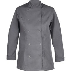 Cheffix Koksbuis HILTON CARDONE Twill 210gr/m2 Antraciet S